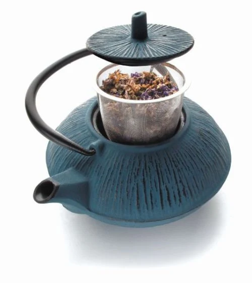Théière en fonte artisanale – 3 capacités et couleurs