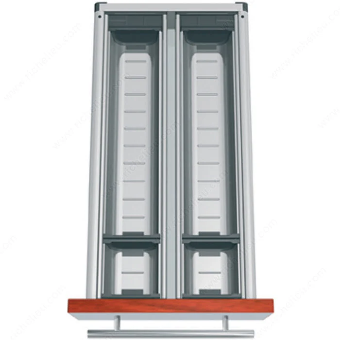 Ensemble modulable Orgaline pour couverts, pour tiroir de 500 mm (20 po) de profondeur par 300 mm (12 po) de largeur