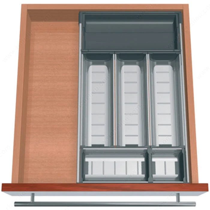 Ensemble modulaire Orgaline pour tiroir à couverts de 500 mm x 500 mm (20 po x 20 po), P x l