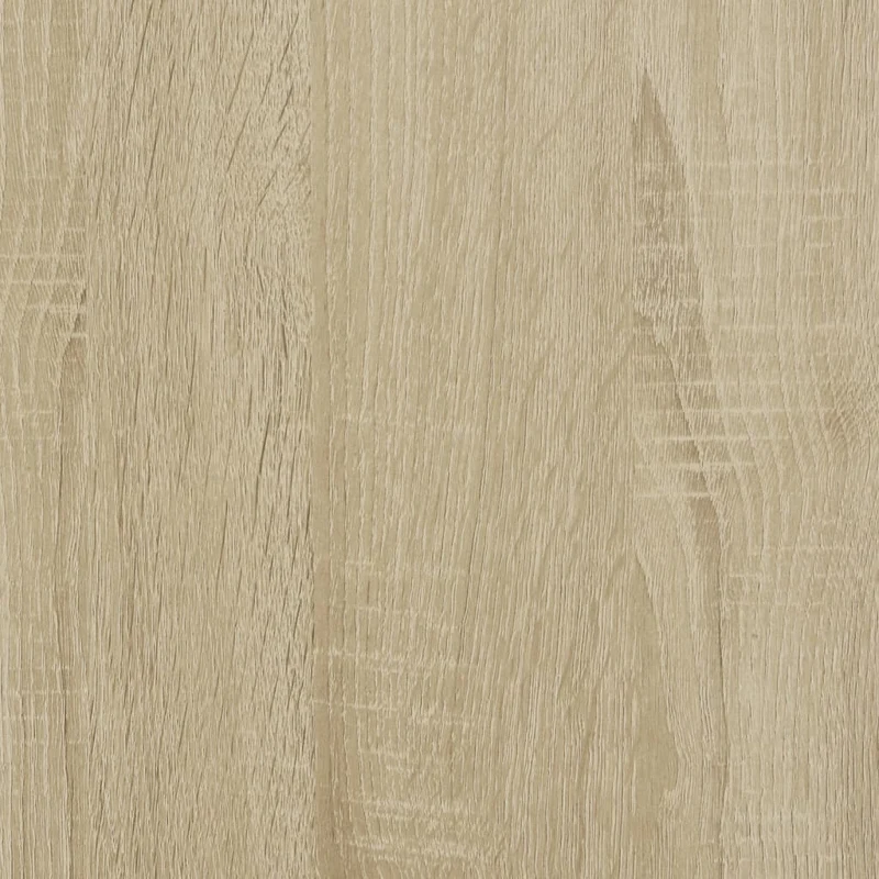 Table d'appoint design intemporel 32 x 32 x 30 cm bois d'ingénierie couleur chêne DEC038928