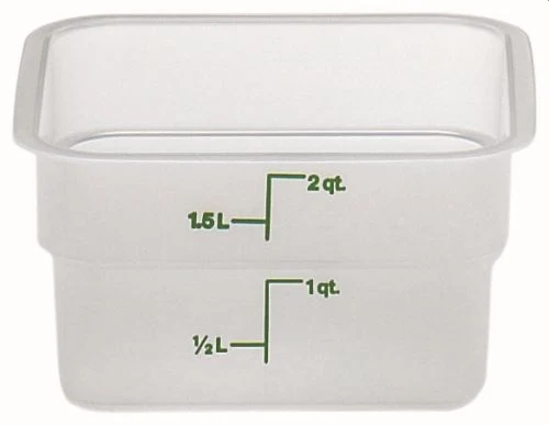Boîte à provision en polypropylène translucide