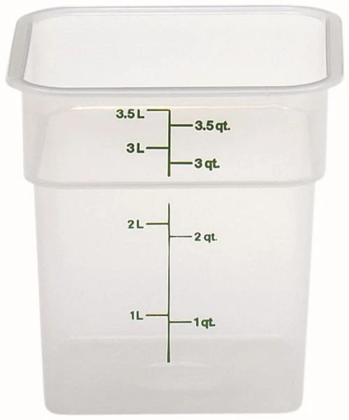 Boîte à provision en polypropylène translucide