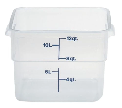 Boîte à provision en polypropylène translucide