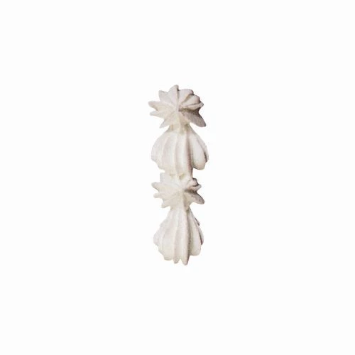 Lot de 6 douilles inox à décorer, embout fleur