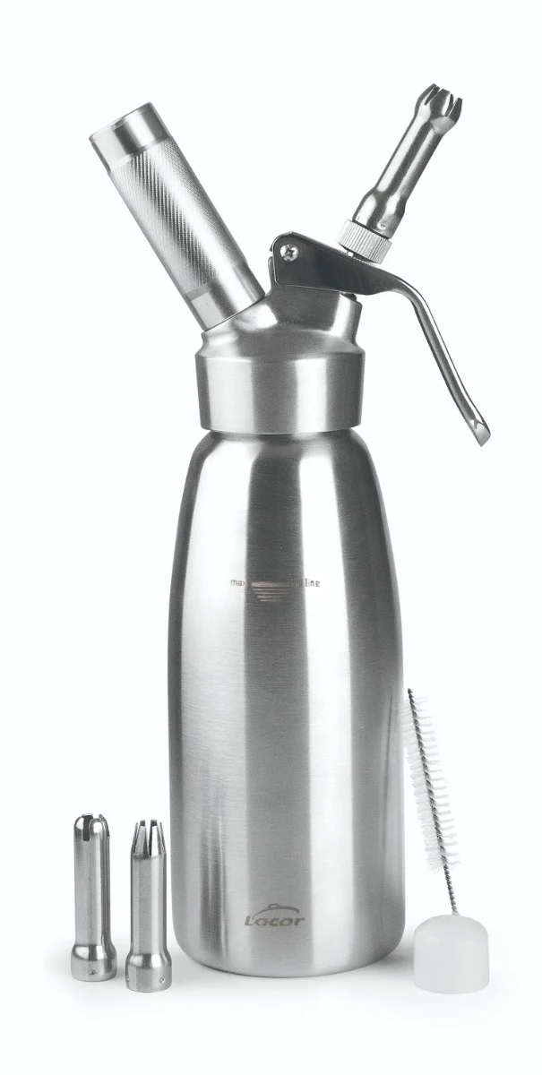 Siphon à crème inox Pro - pâtisserie et traiteurs