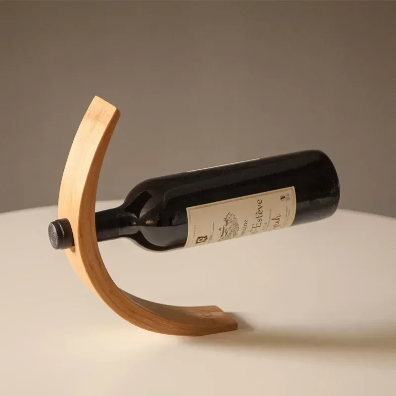 Porte bouteille bois équilibre