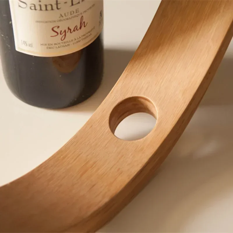 Porte bouteille bois équilibre