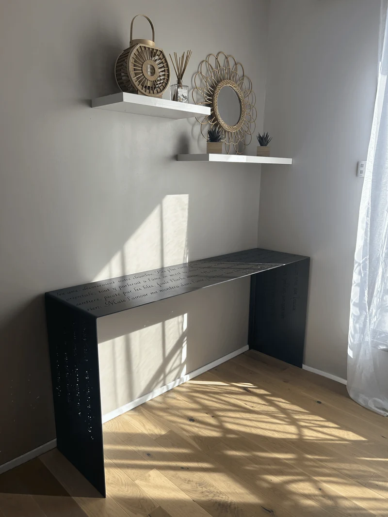 Console Poème Baudelaire