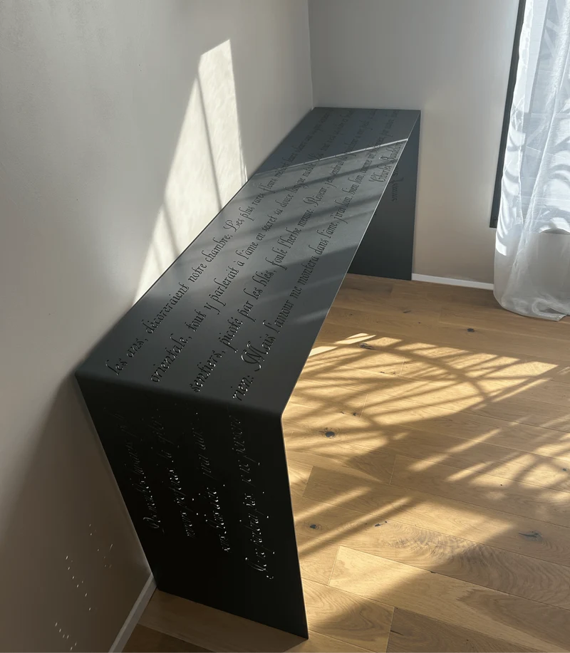 Console Poème Baudelaire