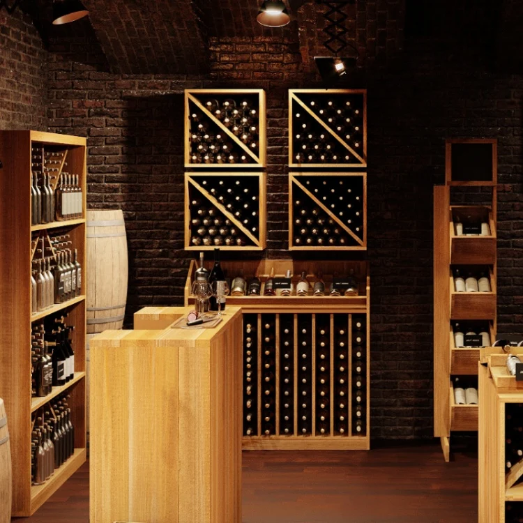 Cave à Vin Meuble Bas