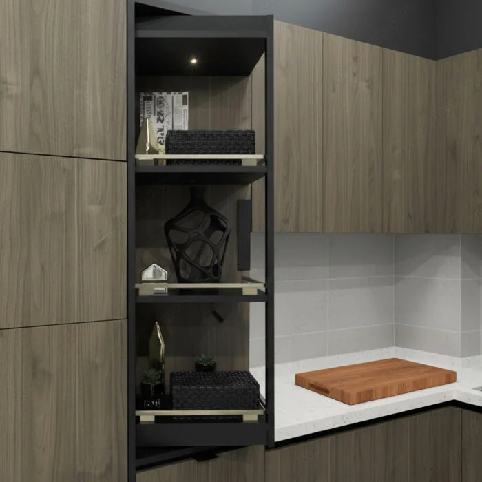 ORBIX 360° - Quincaillerie d'ouverture rotative avec fermeture amortie