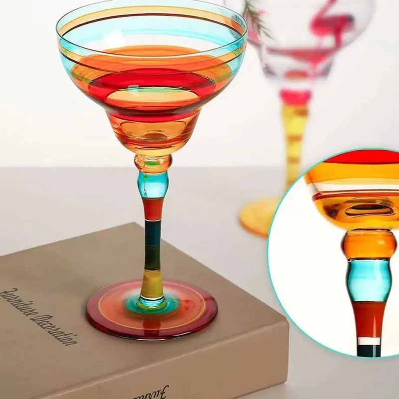 Verre margarita peinture