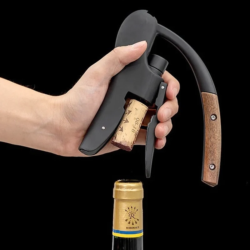 Tire Bouchon Levier | Black & Wood