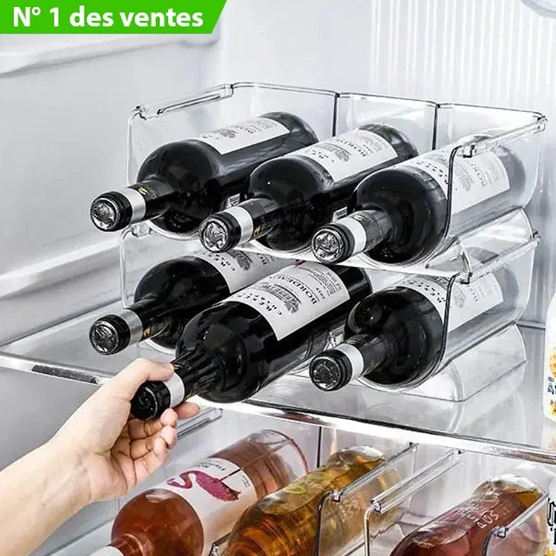 Porte Bouteille Frigo Universel | Clear