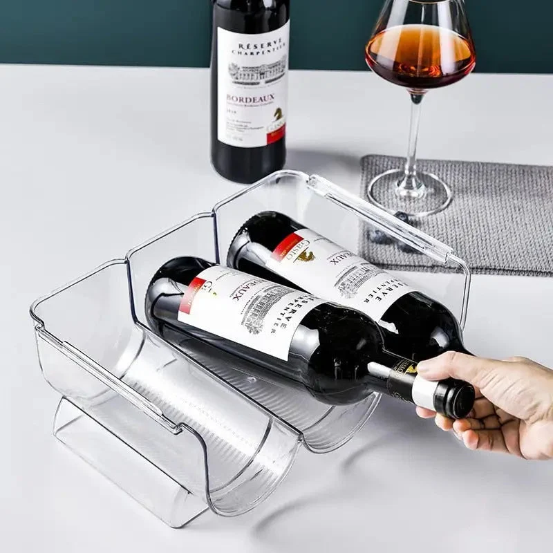 Porte Bouteille Frigo Universel | Clear