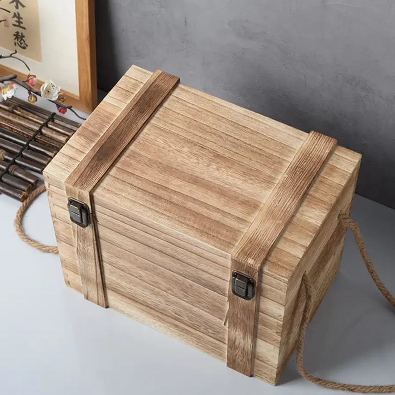 Caisse de bois vin Rustik