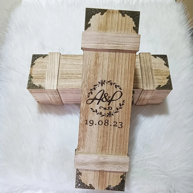 Caisse bouteille de vin personnalisée Rustica