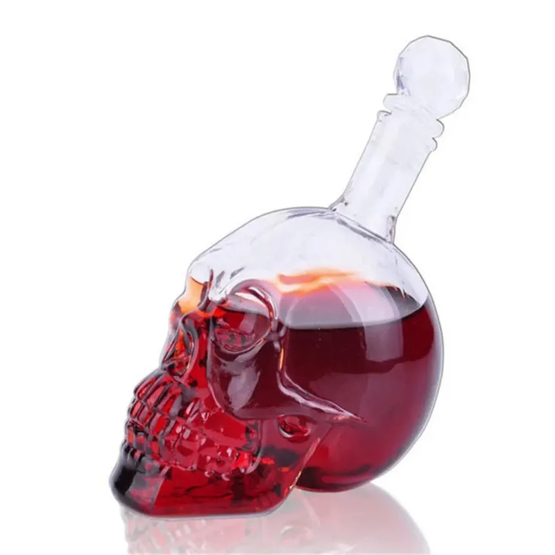 Décanteur de vin Tête de Mort
