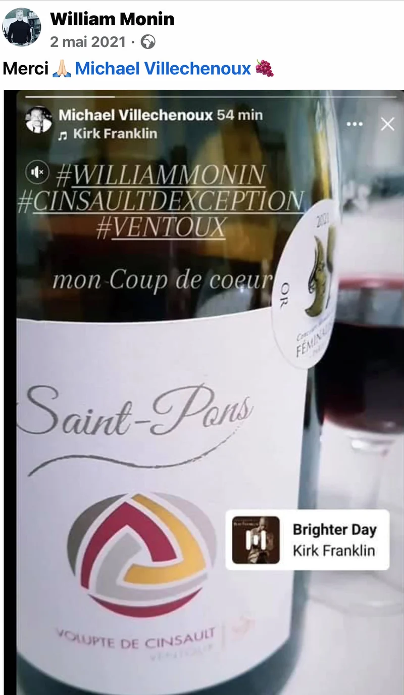 Les Justes Rouge Cinsault - AOC Ventoux 2024 Vin Biologique HVE