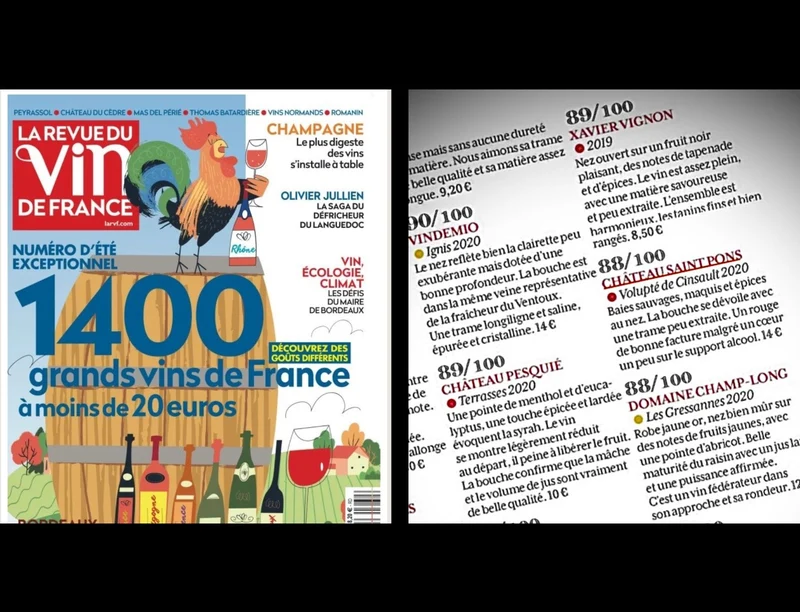 Les Justes Rouge Cinsault - AOC Ventoux 2024 Vin Biologique HVE