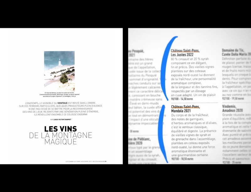 Les Justes Rouge Cinsault - AOC Ventoux 2024 Vin Biologique HVE
