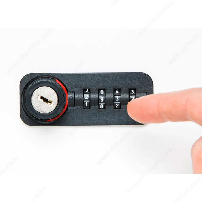 Serrure à combinaison rectangulaire - Code fixe