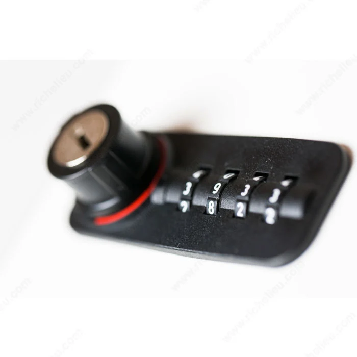 Serrure à combinaison rectangulaire - Code libre