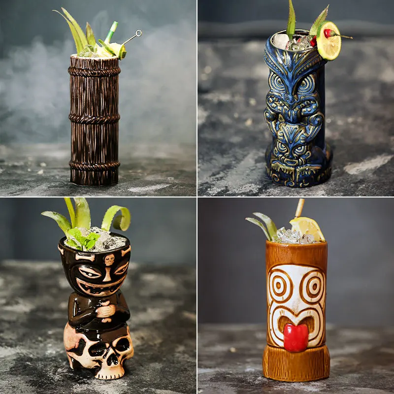 Verre tiki bambou 450ml