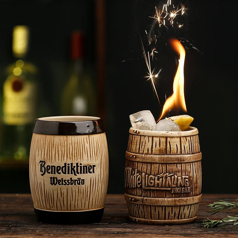 Verre tiki tonneau 600ml