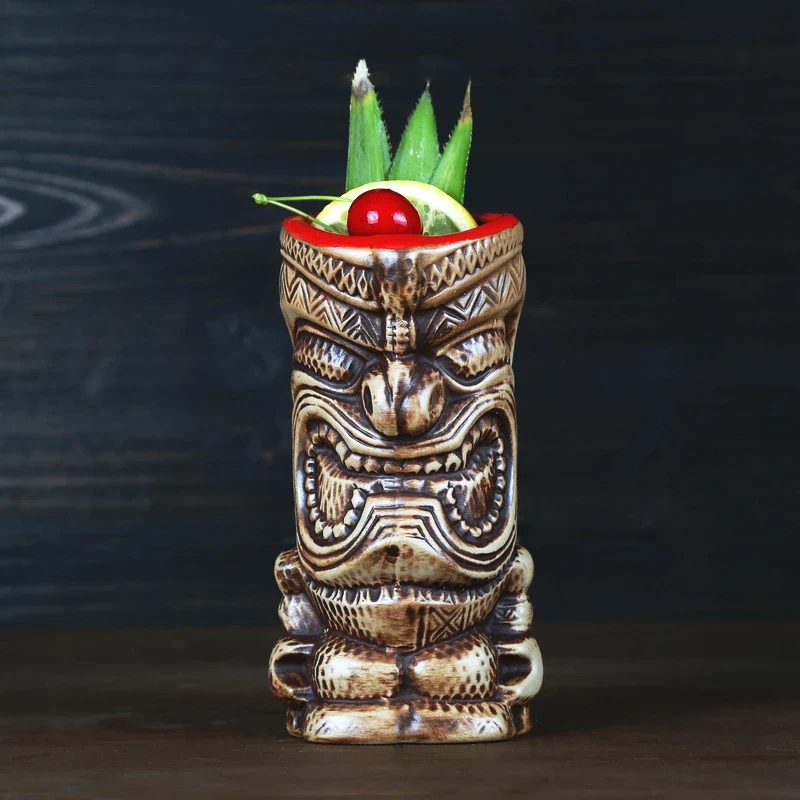 Verre tiki grincheux 420ml