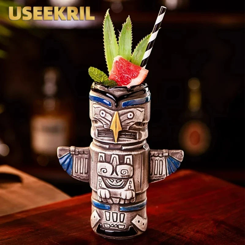 Lot 2 Verres tiki totem 480ml