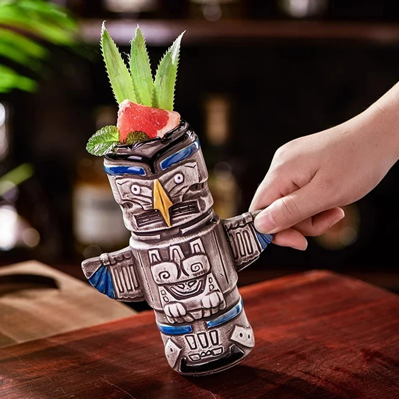Lot 2 Verres tiki totem 480ml