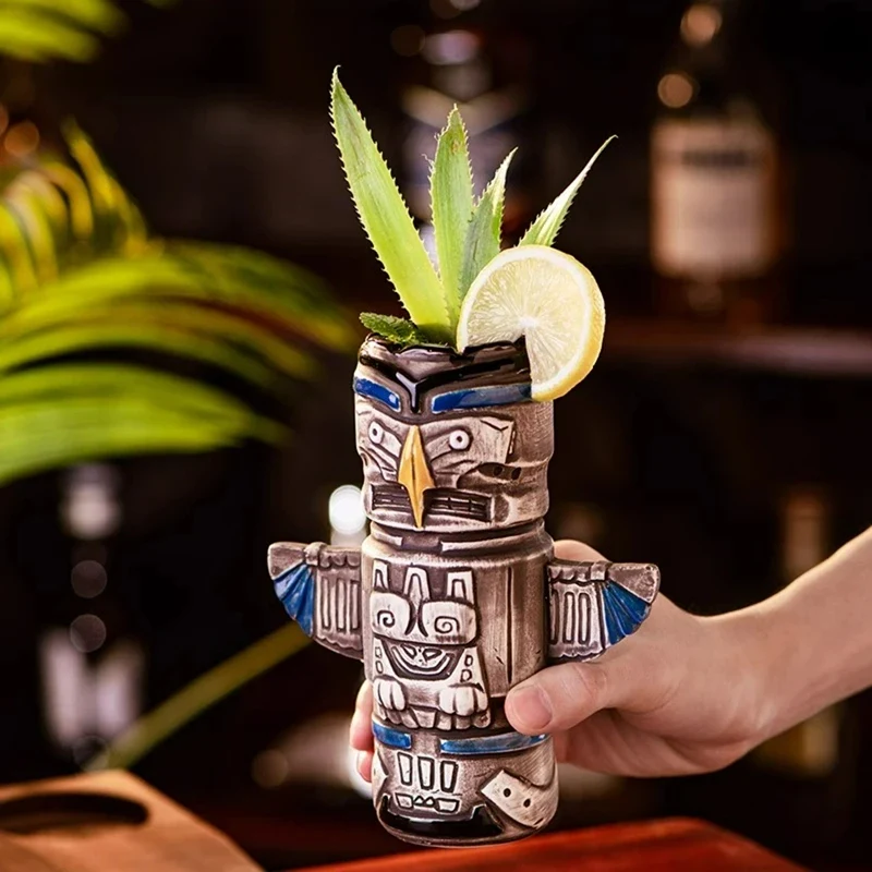Lot 2 Verres tiki totem 480ml