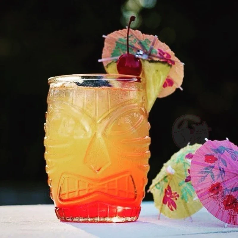 Verre tiki visage 500ml