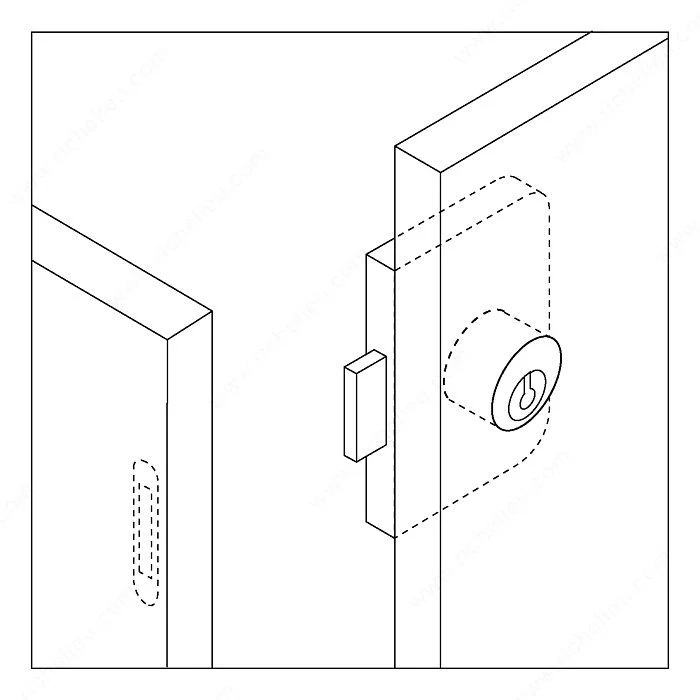 Serrure à boîtier