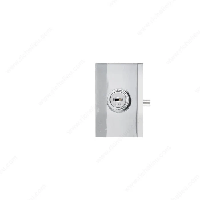 Verrou plongeur pour porte battant en verre de 8-10 mm