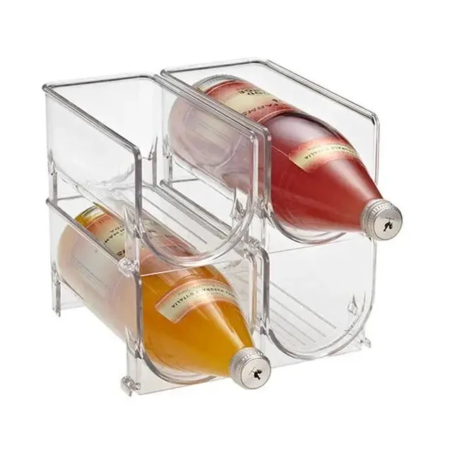 Porte Bouteille Frigo Empilable Glassy