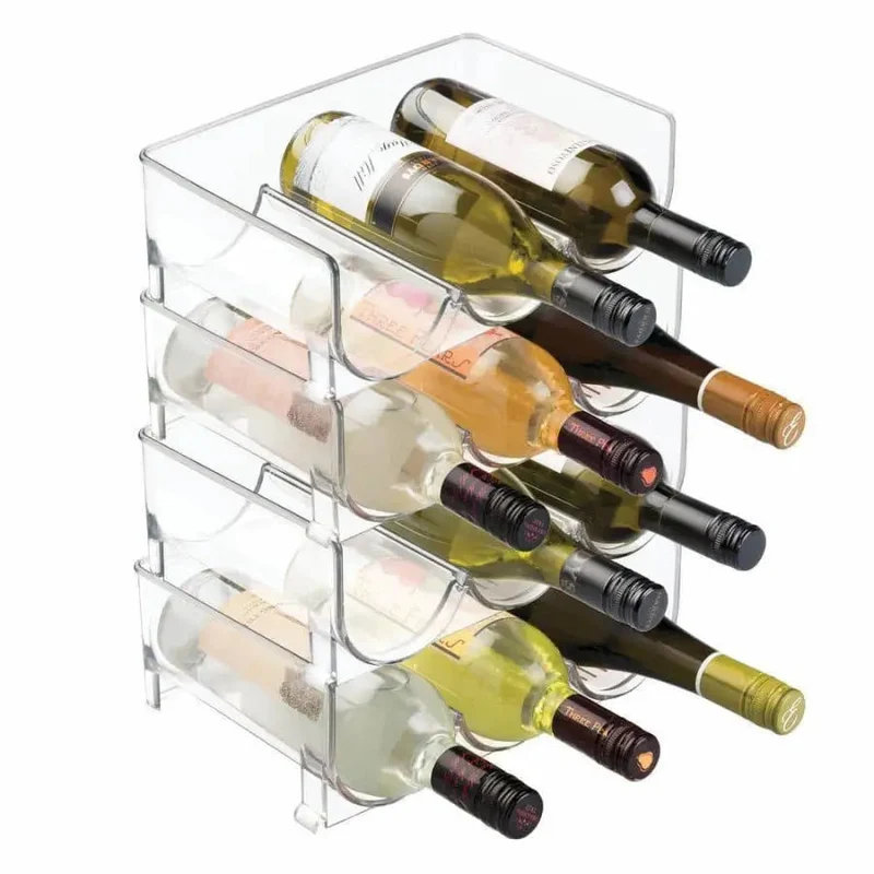 Porte Bouteille Frigo Empilable Glassy