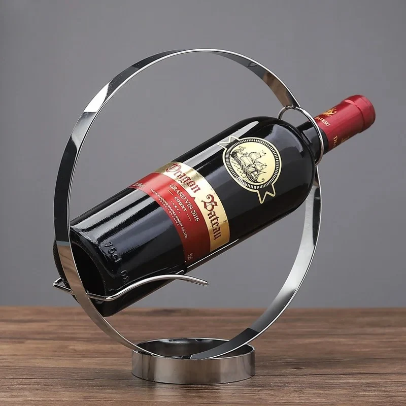 Porte Bouteille Métal Orbital