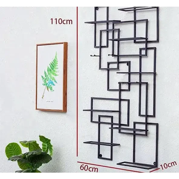 Porte Bouteille Mural Design Mondriano