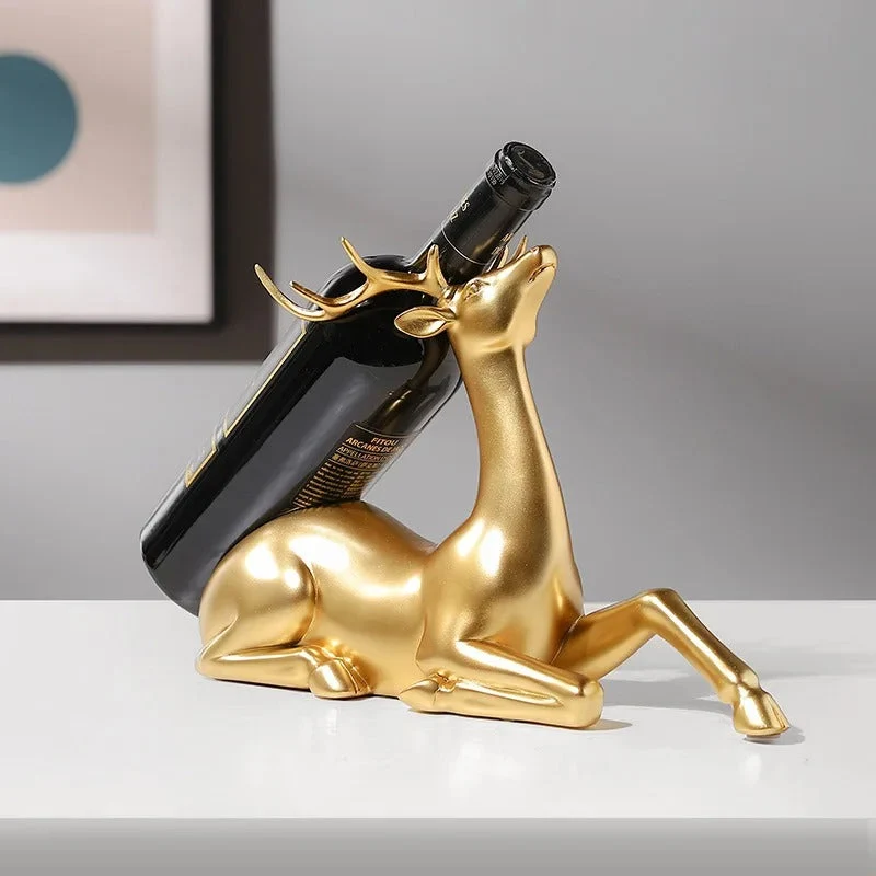 Porte Bouteille de Vin Cerf d'Or