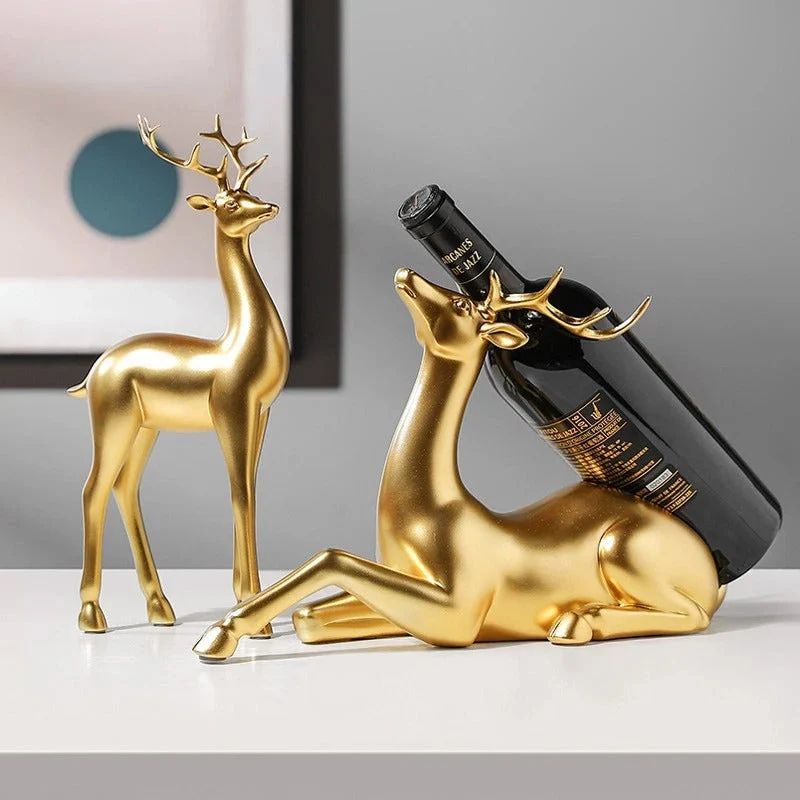 Porte Bouteille de Vin Cerf d'Or