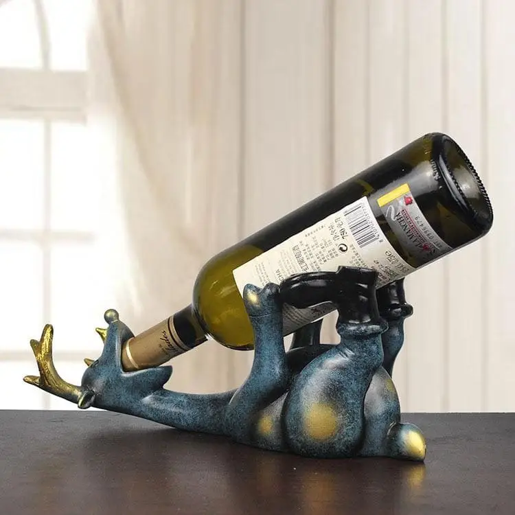 Porte Bouteille Original Cerf De Noël