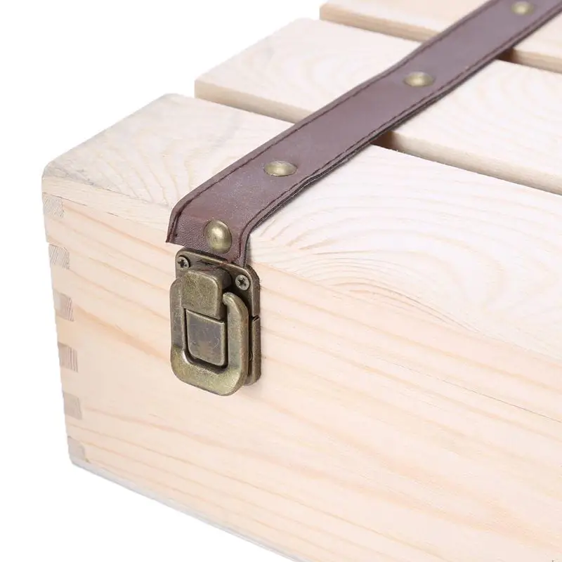 Caisse De Vin Bois Personnalisée Leather