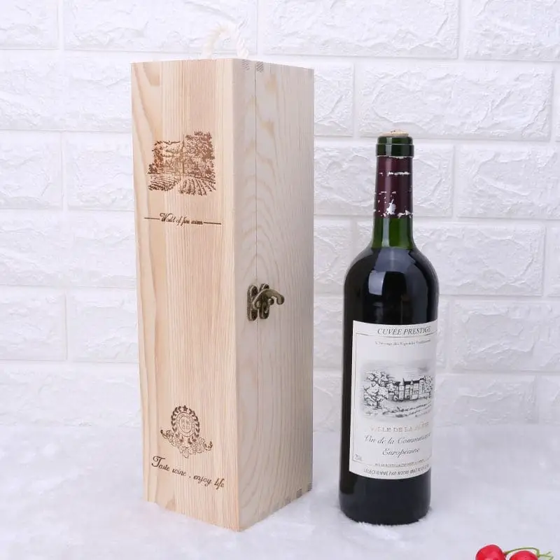 Caisse en bois vin personnalisable Taste
