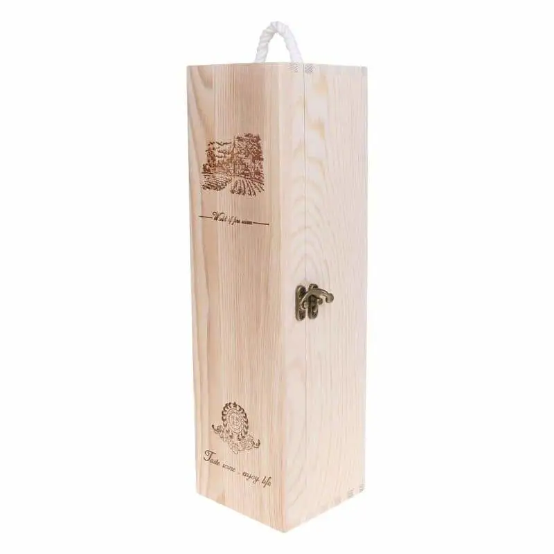 Caisse en bois vin personnalisable Taste