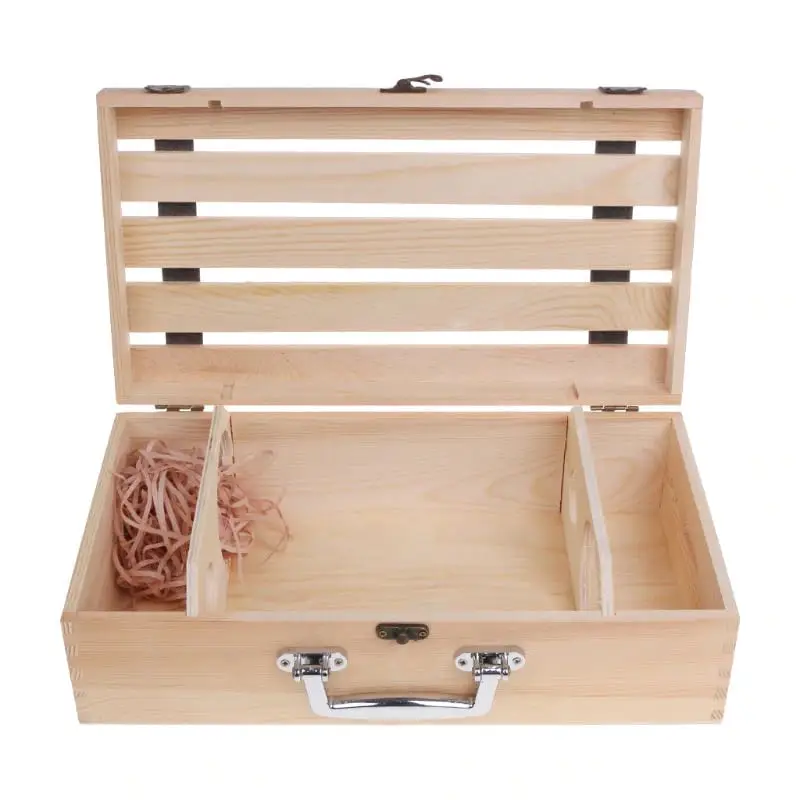 Caisse Vin Bois Attaché-Case