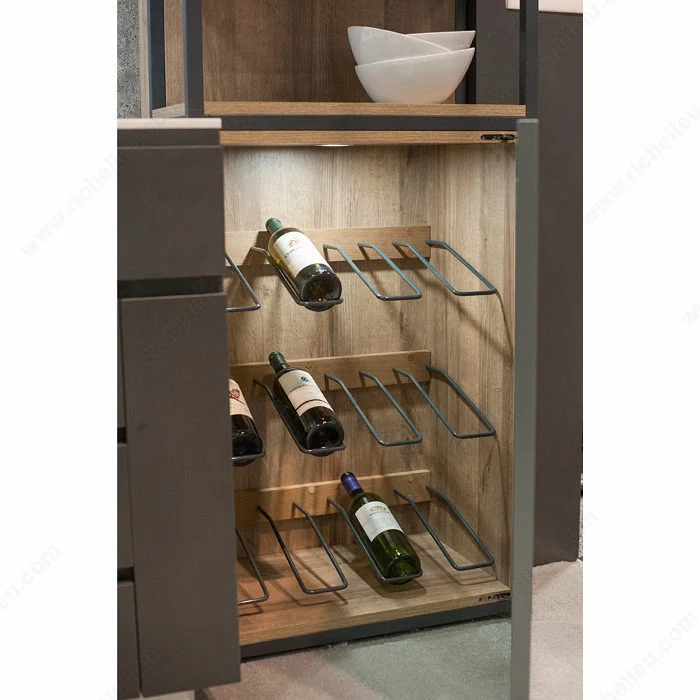 Supports à angle pour bouteille de vin