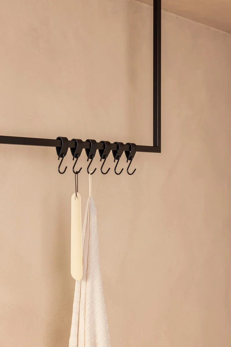 LEDER S-HAKEN (3er Set)
