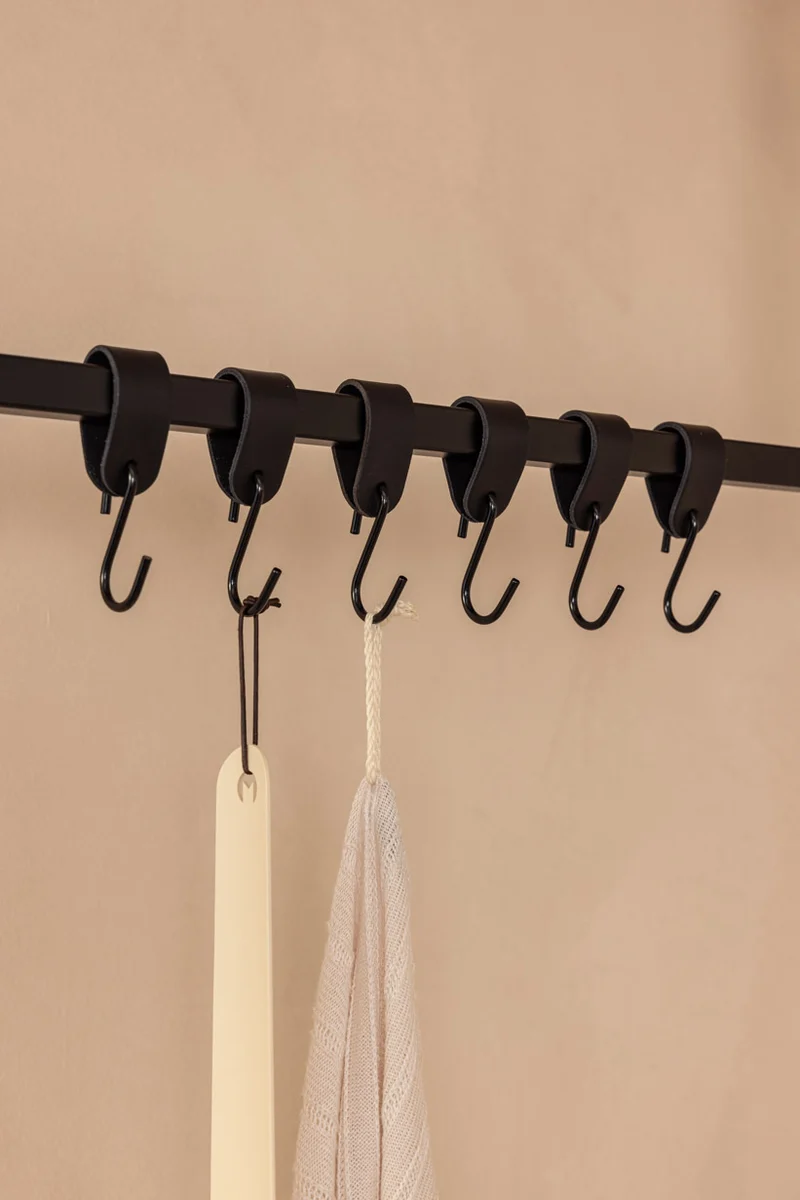 LEDER S-HAKEN (3er Set)